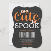 Invitation de fête d'anniversaire de Halloween (Devant)