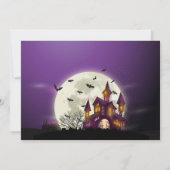 Invitation de fête d'anniversaire de Halloween (Dos)