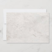 Invitation de fête d'anniversaire de Halloween (Dos)