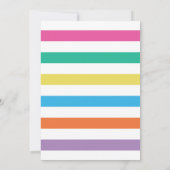 Invitation de fête d'anniversaire de Kitty Cat (Dos)