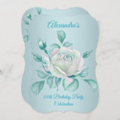 invitation de fête d'anniversaire de la fête des R (Devant / Derrière)