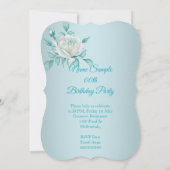 invitation de fête d'anniversaire de la fête des R (Dos)