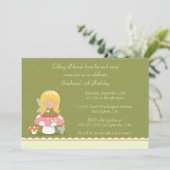 Invitation de fête d'anniversaire de la fille (Debout devant)