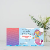 Invitation de fête d'anniversaire de la mignonne s (Debout devant)