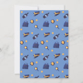 Invitation de fête d'anniversaire de la police 2 (Dos)