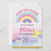 Invitation de fête d'anniversaire de la Pop It (Devant)