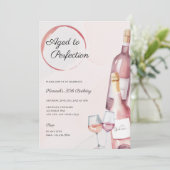 Invitation de fête d'anniversaire de la vinerie (Debout devant)