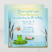 Invitation de fête d'anniversaire de l'enfant de (Devant / Derrière)