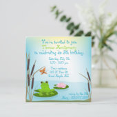 Invitation de fête d'anniversaire de l'enfant de (Debout devant)