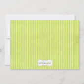 Invitation de fête d'anniversaire de limonade (Dos)