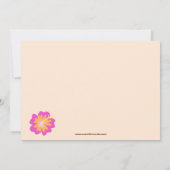 Invitation de fête d'anniversaire de Luau (Dos)