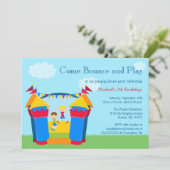 Invitation de fête d'anniversaire de maison du (Debout devant)