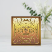 Invitation de fête d'anniversaire de mariage de 50 (Debout devant)