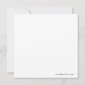 Invitation de fête d'anniversaire de mariage éléga (Dos)