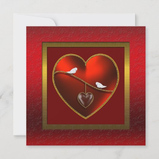 Invitation de fête d'anniversaire de mariage pour (Devant)