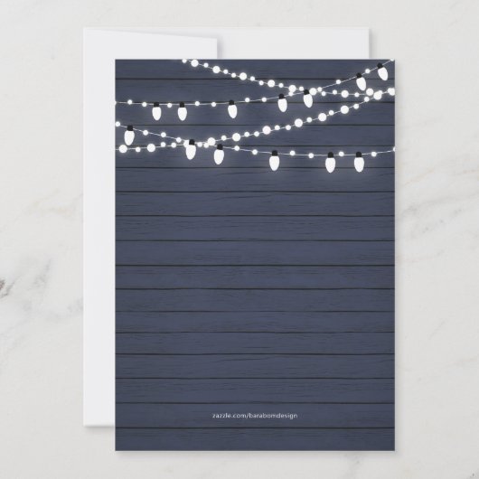 Invitation de fête d'anniversaire de mariage surpr (Dos)