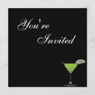 Invitation de fête d'anniversaire de Mocktail