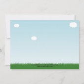 Invitation de fête d'anniversaire de parc (Dos)