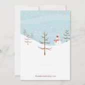 Invitation de fête d'anniversaire de patinage de (Dos)