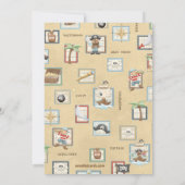 Invitation de fête d'anniversaire de pirate (Dos)