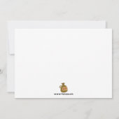 Invitation de fête d'anniversaire de pirate pour g (Dos)