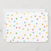 Invitation de fête d'anniversaire de plage (Dos)