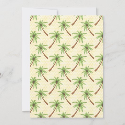 Invitation de fête d'anniversaire de plage (Dos)