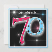 Invitation de fête d'anniversaire de point de (Devant)