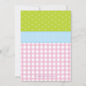 Invitation de fête d'anniversaire de prince de (Dos)