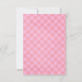 Invitation de fête d'anniversaire de princesse de (Dos)