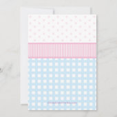 Invitation de fête d'anniversaire de princesse de (Dos)