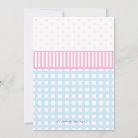 Invitation de fête d'anniversaire de princesse de (Dos)