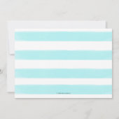 Invitation de fête d'anniversaire de requin | Garç (Dos)