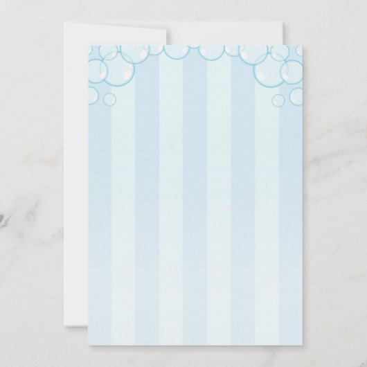 Invitation de fête d'anniversaire de requin Invita (Dos)