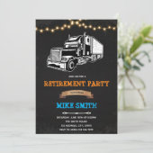 Invitation de fête d'anniversaire de retraite de c (Debout devant)