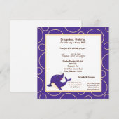 invitation de fête d'anniversaire de Seal Pok-a-Do (Devant / Derrière)