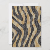 Invitation de fête d'anniversaire de serpents (Dos)