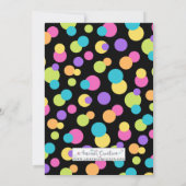 Invitation de fête d'anniversaire de service de (Dos)