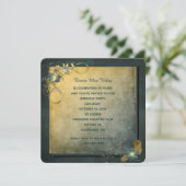 invitation de fête d'anniversaire de style vintage (Debout devant)