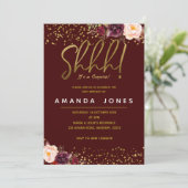 Invitation de fête d'anniversaire de surprise de (Debout devant)