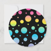 Invitation de fête d'anniversaire de surprise de (Dos)