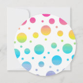 Invitation de fête d'anniversaire de surprise de (Dos)