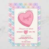 Invitation de fête d'anniversaire de Sweetheart In (Devant / Derrière)