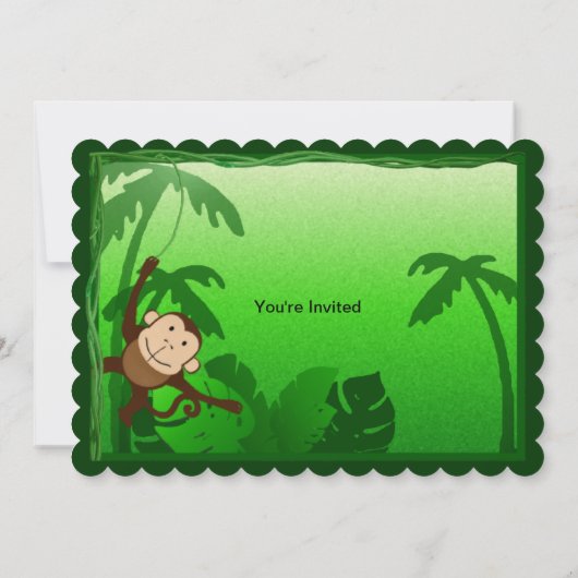 Invitation de fête d'anniversaire de thème de (Dos)