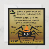 Invitation de fête d'anniversaire de Twins Witween (Dos)