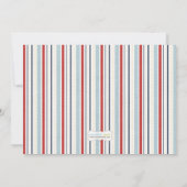 Invitation de fête d'anniversaire de voilier avec (Dos)