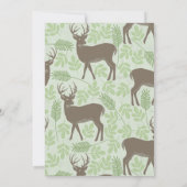Invitation de fête d'anniversaire Deer Hunter (Dos)