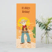 Invitation de fête d'anniversaire d'enfant de (Debout devant)