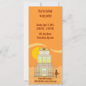 Invitation de fête d'anniversaire d'enfant de (Dos)