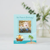 Invitation de fête d'anniversaire d'enfant de (Debout devant)